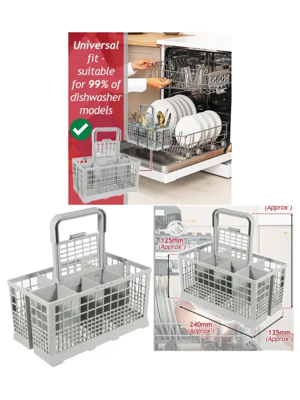 Comfee Dishwasher Cutlery Basket with Removable Handle – 240mm