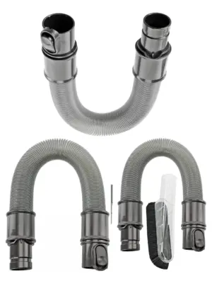 Compact Dyson Extension Hose with Soft Dusting Brush & Adapters