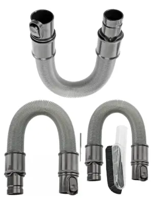 Compact Dyson Extension Hose with Soft Dusting Brush and Adapter