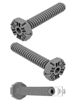 Cooke & Lewis Adjustable Dishwasher Foot – 110mm Screw Leg Replacement