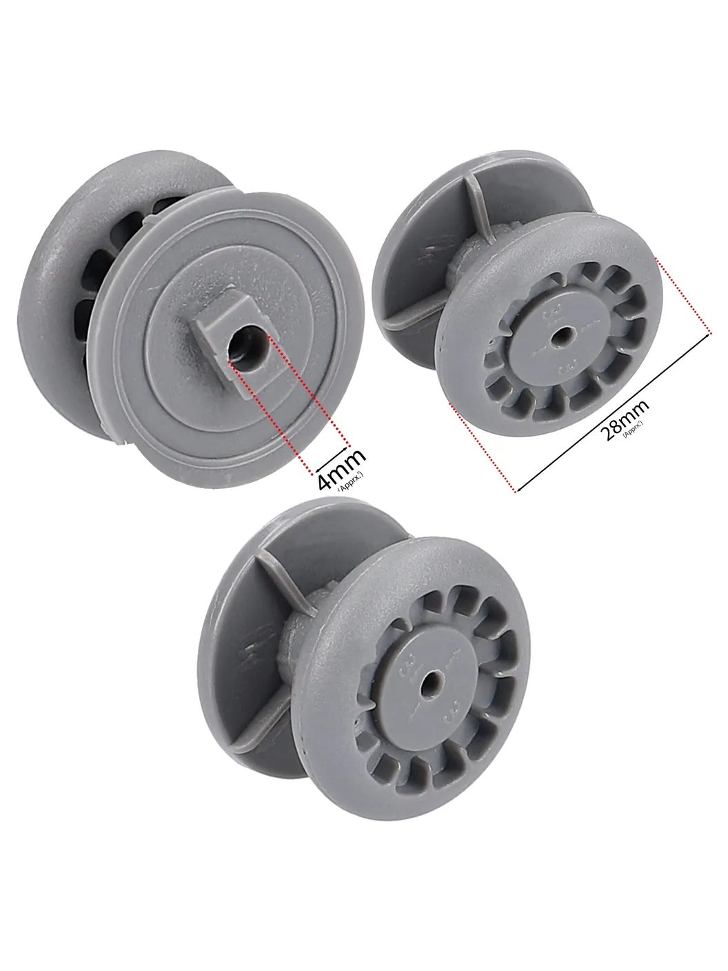 Cooke & Lewis Dishwasher Basket Wheel Guide Rail for BDW60MCL