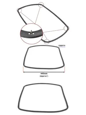 Cooke & Lewis Oven Door Seal Replacement for CLFSB60/CSB60/OVFO60