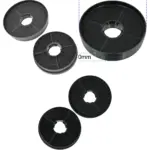 Cookology CF100 Cooker Hood Carbon Filter – 2 Pack for Vent Fan