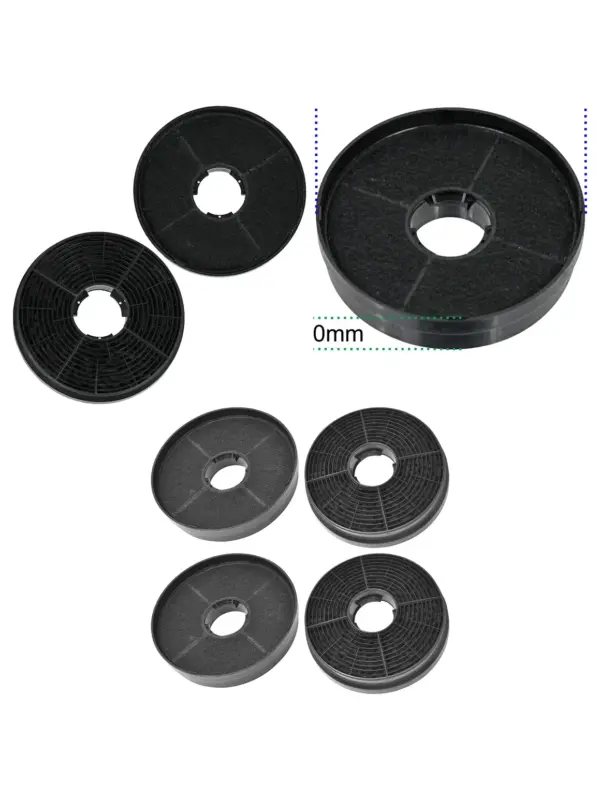 Cookology CF100 Vent Fan Carbon Filter Pack of 4