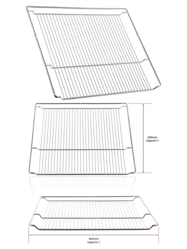 Cookology Chrome Oven Rack Replacement Shelf 465x365 for Grill
