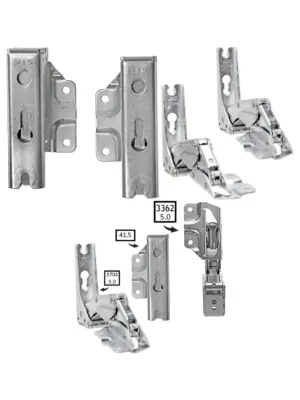 Coolzone Fridge Door Hinge Pair – Integrated Left & Right
