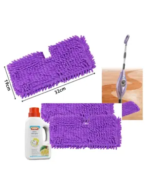 Coral Cover Pocket Pads for Shark Mop S2901‑S3901 - 3x500ml Detergent