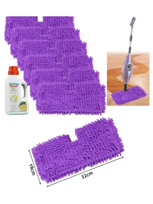 Coral Cover Pocket Pads for Shark Steam Mops (S2901‑S3901) – 6×500ml Pack