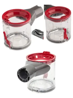 Cordless Handheld Dust Bin with Trigger Lock for Dyson V7 & SV11