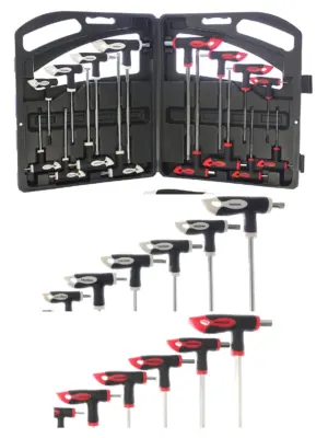 CR-V Long-Handle Screwdriver Set with Torx, Metric & Hex (Allen) Keys