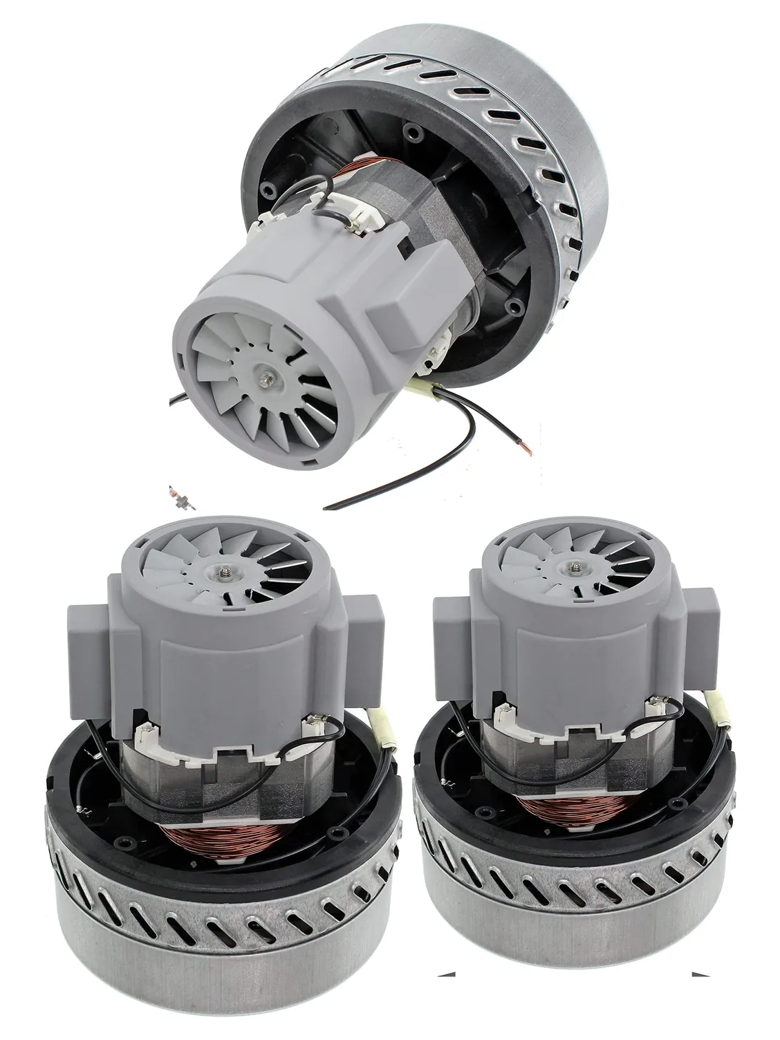 Craftex Vacuum Cleaner Replacement Motor 1000W Double‑Stage Bypass 230V