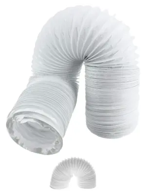 Creda Dryer Vent Hose, 4m Length, 4‑inch Flexible Pipe