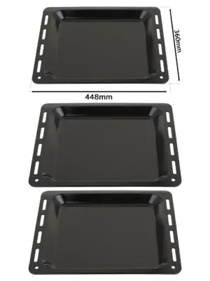 Creda Enamel Oven Baking Tray - 448x360x25mm