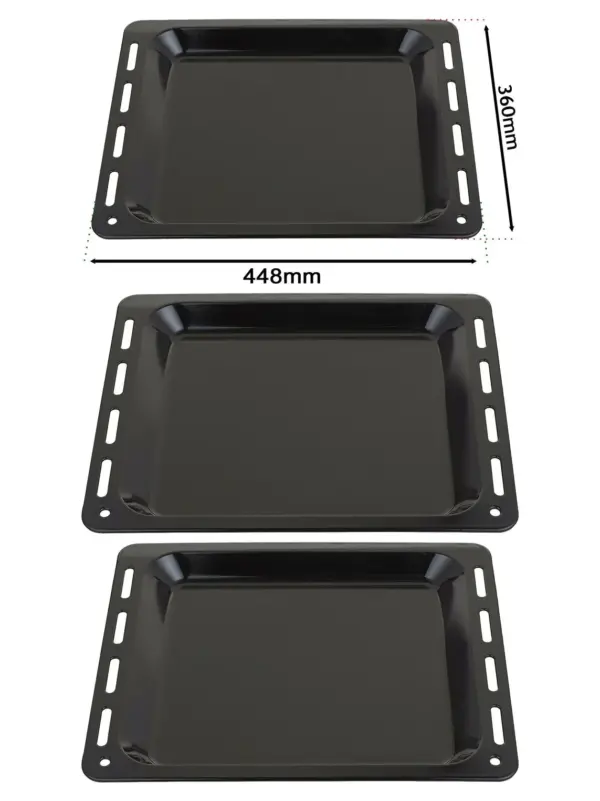 Creda Enamel Oven Baking Tray - 448x360x25mm