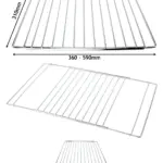 Creda Oven Rack – Adjustable Extendable Shelf 310‑590mm