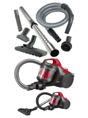 Curry Essentials C700VC18 Red Bagless Vacuum Hose Tool Kit Spare Parts