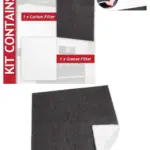 Custom Carbon Foam Grease Filter for Diplomat Cooker Hood 57x47 cm