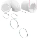 Daewoo AC Flexible PVC Duct Hose 152mm x 3m with 2 Clips