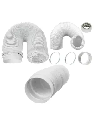 Daewoo AC Pipe Vent Duct Hose 3m Extension Kit 125mm