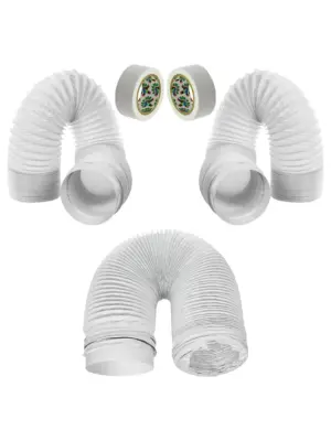 DAEWOO Air Conditioner PVC Hose Extension Kit – 3 m, 5‑Piece Set