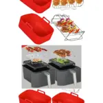 Daewoo SDA2310 8L Air Fryer Basket Rack & Drawer Liner Set