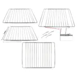 De Dietrich Oven Shelf Adjustable Extendable Rack 2‑Pack 310‑565mm