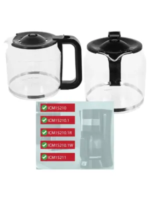 Delonghi 10-Cup Filter Coffee Maker with Glass Carafe Model ICM15210