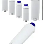 DeLonghi Coffee Machine Water Filter – fits DLS C002, SER3017, 4 Pack