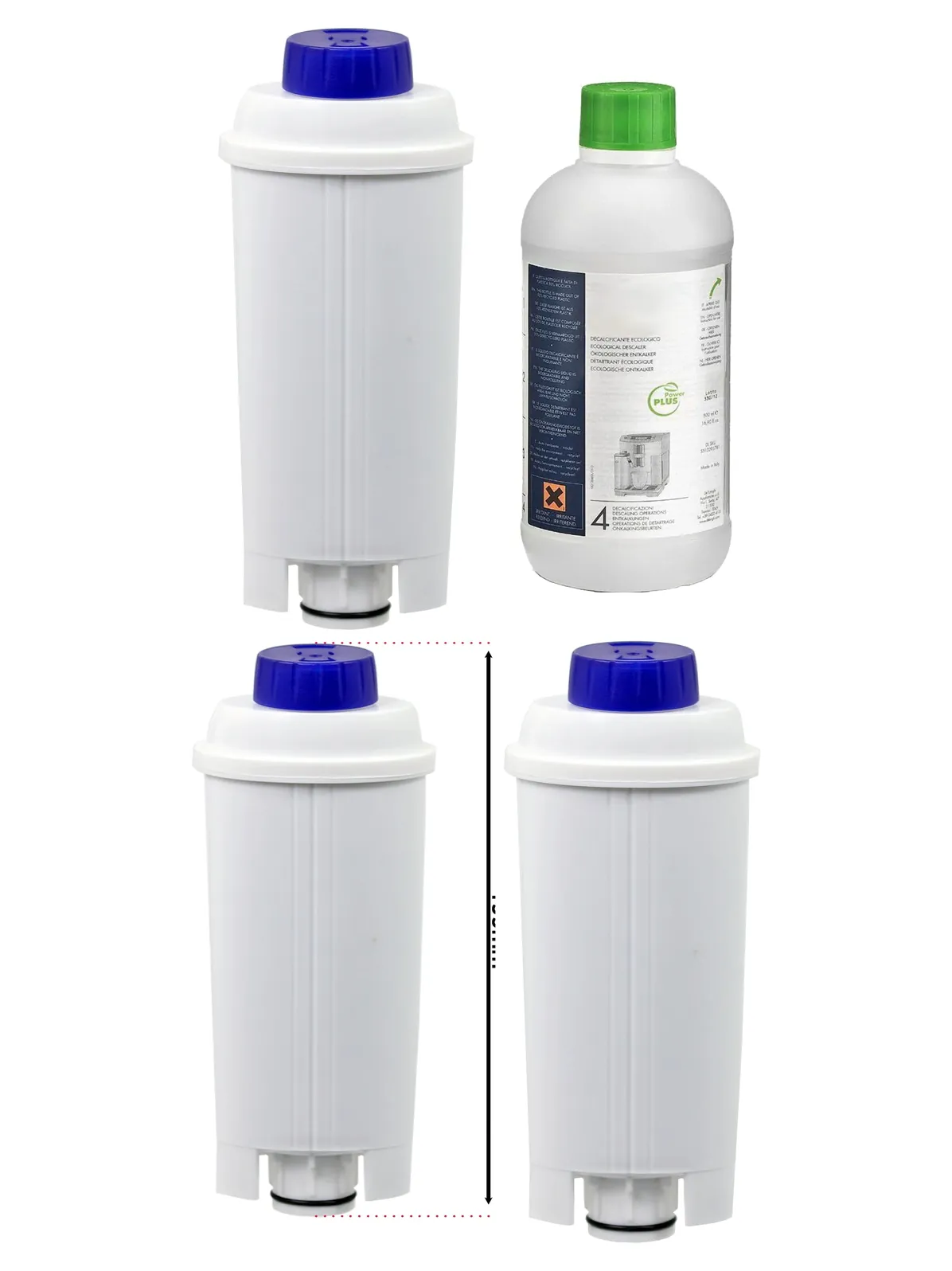 DeLonghi Coffee Water Filter & Eco Descaler 500ml – DLS C002, EC800