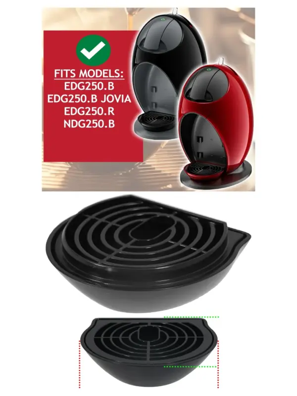 DeLonghi Drip Tray & Cup Holder for EDG250, NDG250, JOVIA