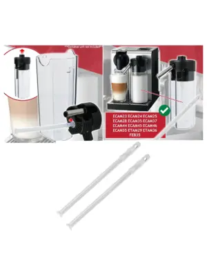 DeLonghi ECAM Milk Frothing Tube – Fits 23-55 & ETAM29, 2 Pack