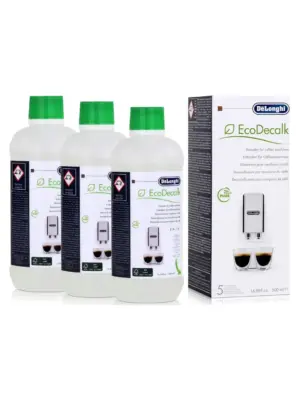 Delonghi EcoDecalk Descaler 3 x 500 ml for Magnifica Espresso