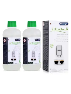 Delonghi EcoDecalk Descaler for Magnifica Espresso Machine – 2 x 500ml