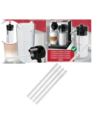 DeLonghi Milk Tube Replacement for ECAM 23‑55 & ETAM 29 – 4 Pack