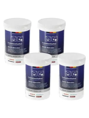Descaler for Bosch, Siemens & Gaggenau Washers & Dishwashers – 4 × 250 g