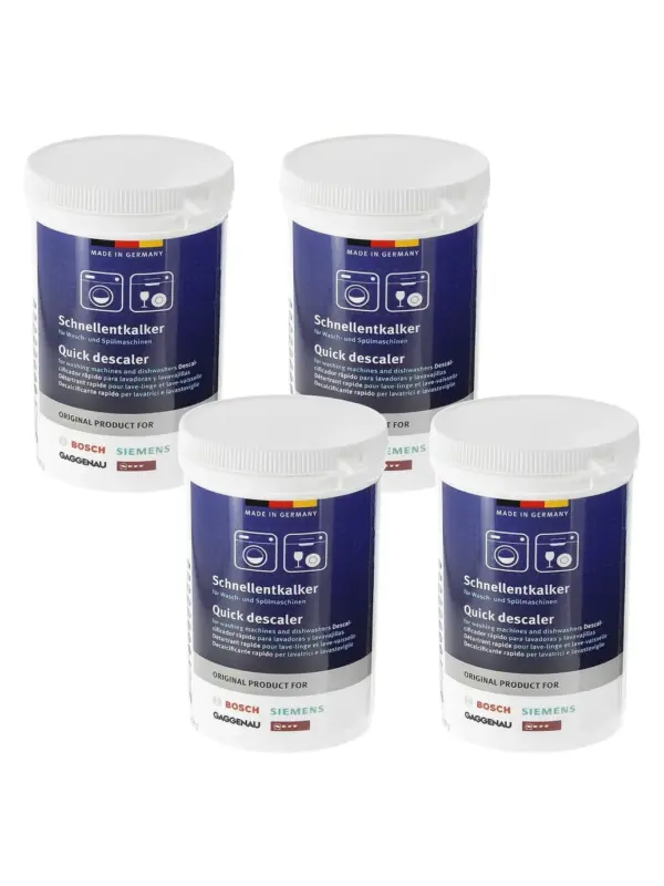 Descaler for Bosch, Siemens & Gaggenau Washers & Dishwashers – 4 × 250 g