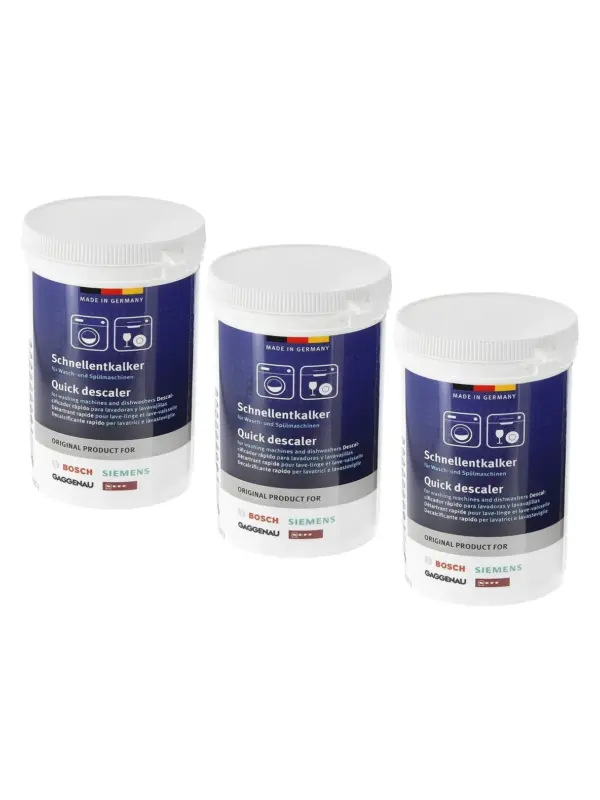 Descaler for Bosch, Siemens & Gaggenau Washing Machines – 3×250g