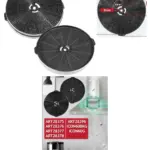 Designair TMFILT4 Charcoal Filter Set 170mm x 25mm Cooker Hood