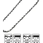 DeWalt DCM565N1/DCM565P1 Chainsaw Chain 45‑Link, 30 cm