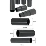 DEWALT Dust Extraction Adapters for Sander/Planer – 6‑Pack