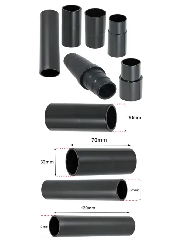 Dewalt Dust Port Adapter Set 32/35/38mm Hose for Sander & Saw