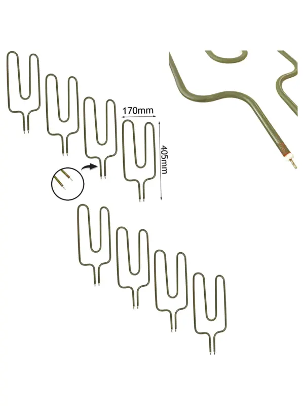 Dimplex Night Storage Heater Element 850W Short Pin – Pack of 4