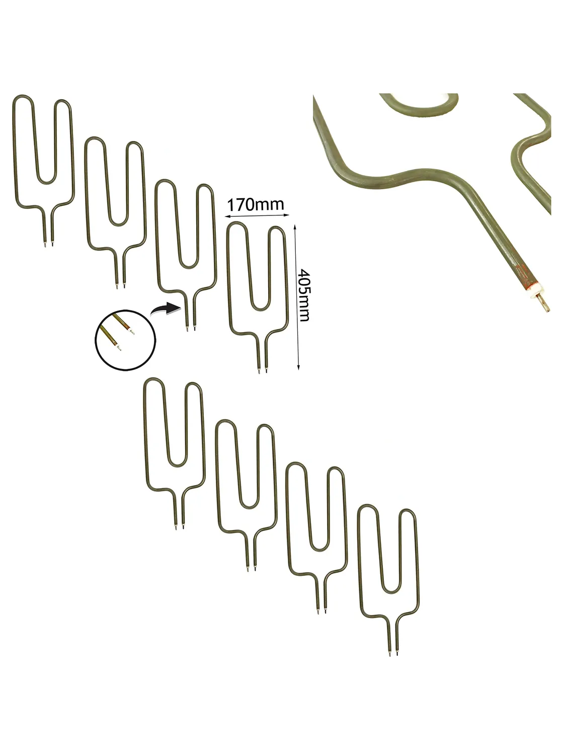 Dimplex Night Storage Heater Element 850W Short Pin – Pack of 4