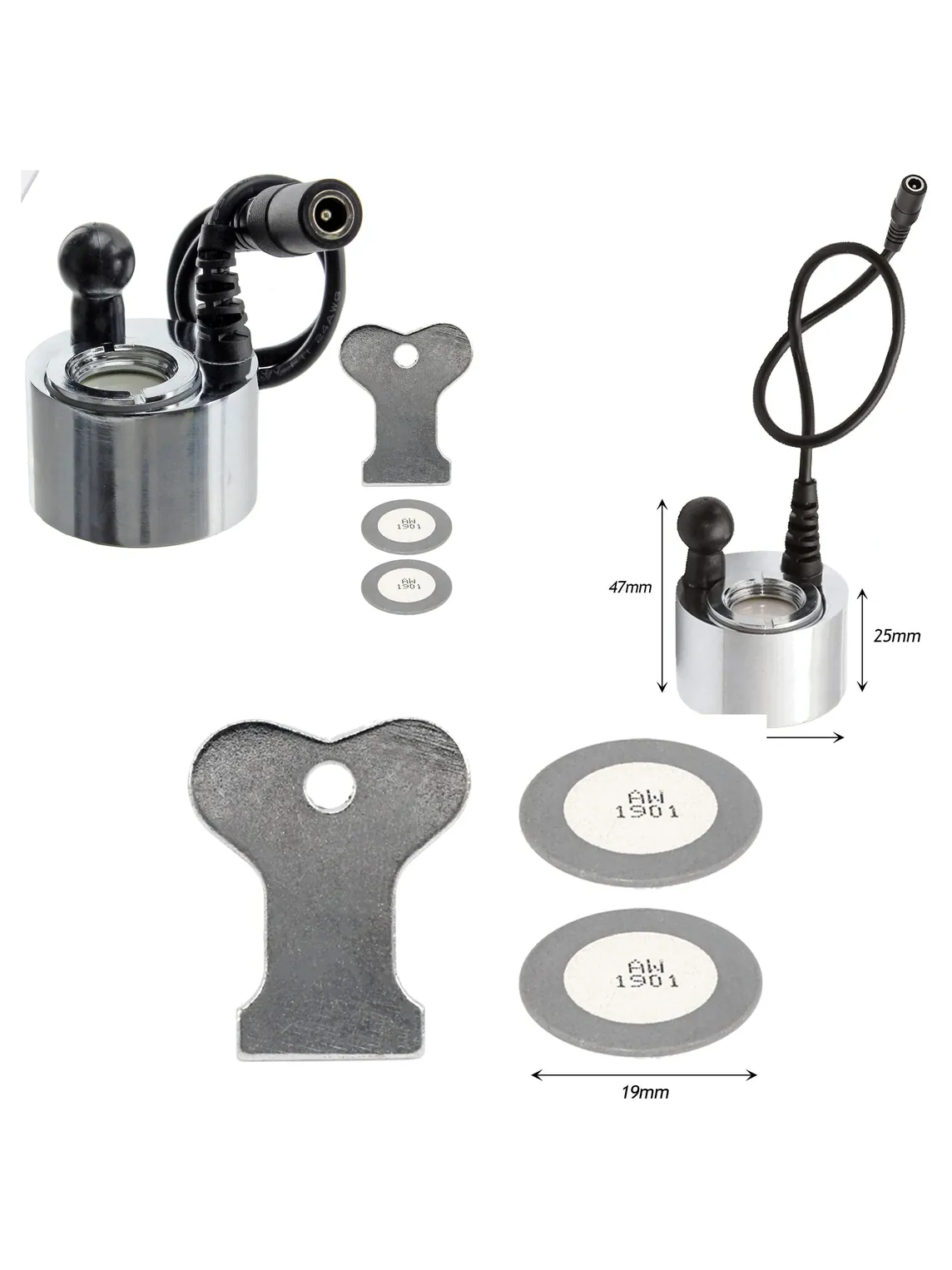 Dimplex Opti-Mist Transducer Disc & Brush for Electric Mist Fire