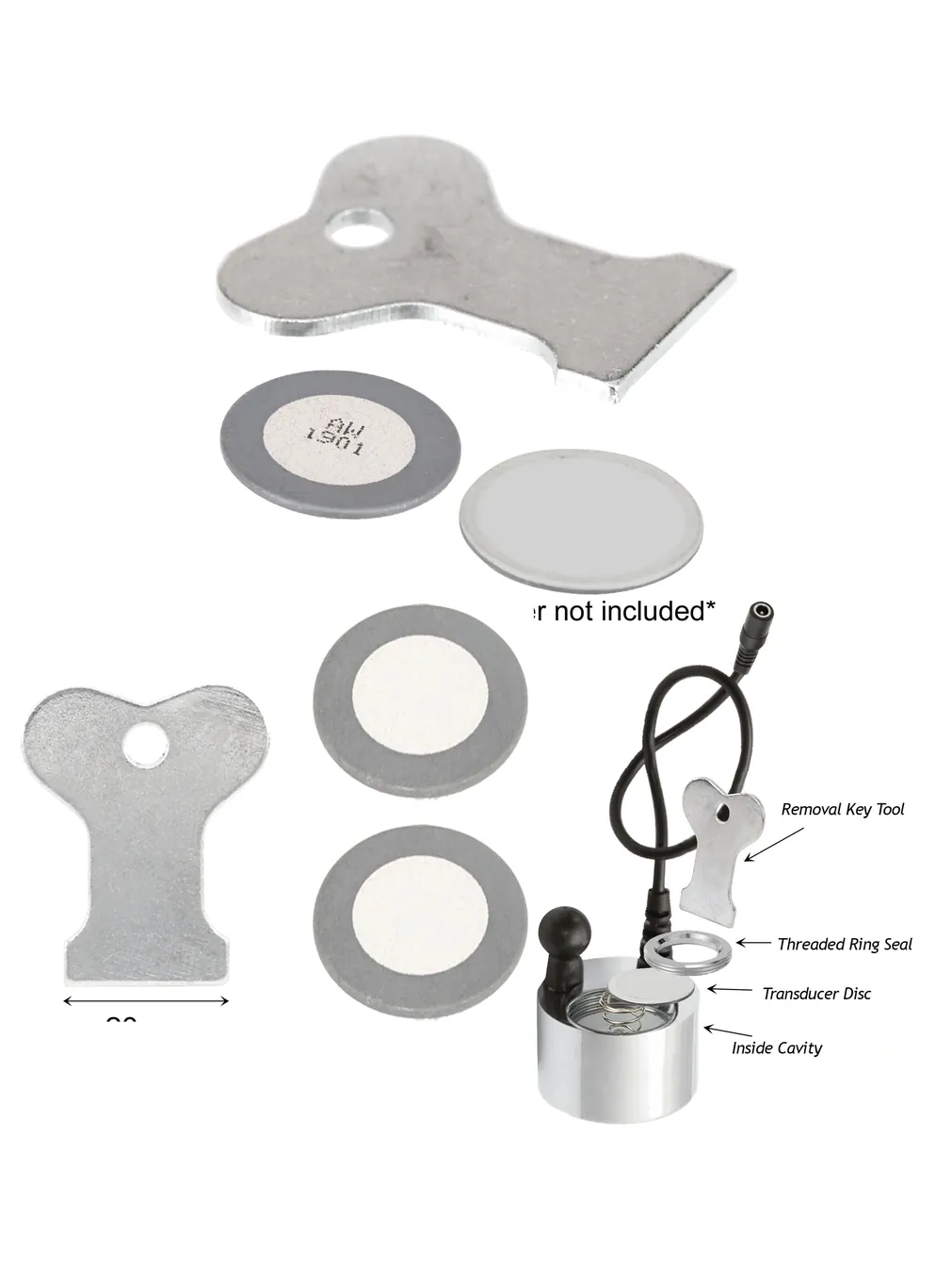 Dimplex Opti Myst Electric Heater Transducer Disks - Pack of 2