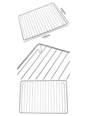 Diplomat Grill Pan Insert – 320 mm x 245 mm Oven Rack Grid