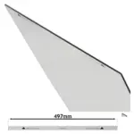 Diplomat Oven Replacement Inner Door Glass Panel 497x410mm