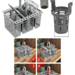 Dishwasher Cutlery Basket & Waste Filter for Indesit Hotpoint Whirlpool
