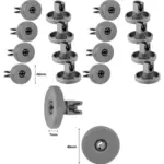 Dishwasher Lower Runner Wheel 40mm for Hotpoint Indesit Whirlpool
