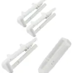 Dishwasher Rear Basket Rail Cap Runner for DWLT48 DWLT65 2 Pack